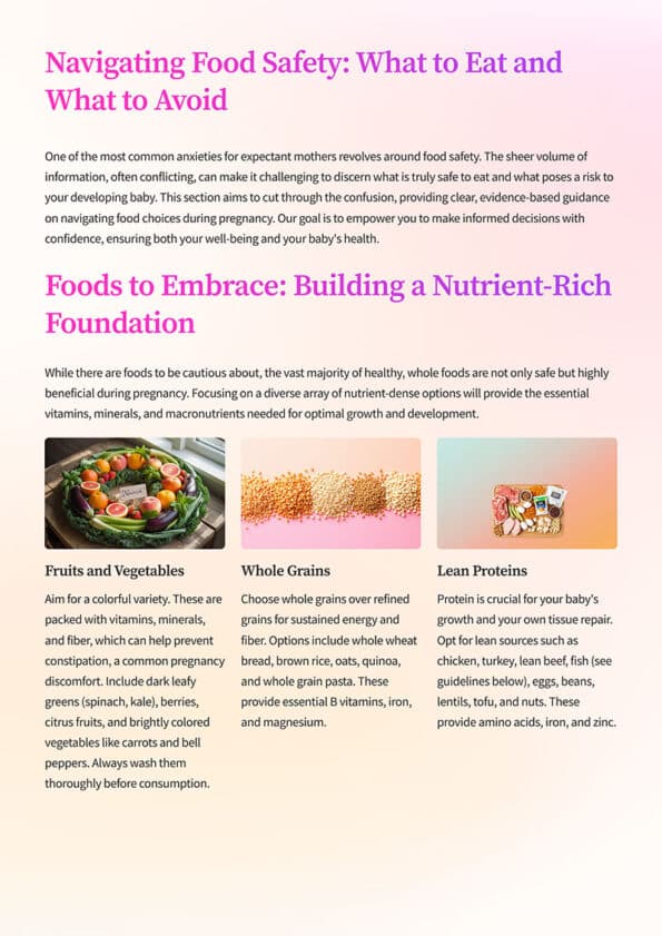 Healthy Diet During Pregnancy: Nutrition and Weight Gain The Significance of a Well-Rounded Diet