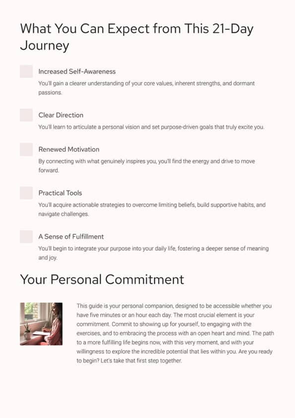 Find Your Purpose a 21-Day Guide to Designing a Fulfilling Life