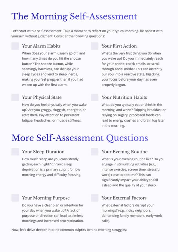 Morning Routines That Actually Work