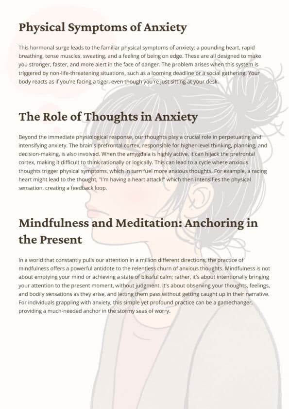 Overcoming Anxiety/ Daily Tools for Peace of Mind
