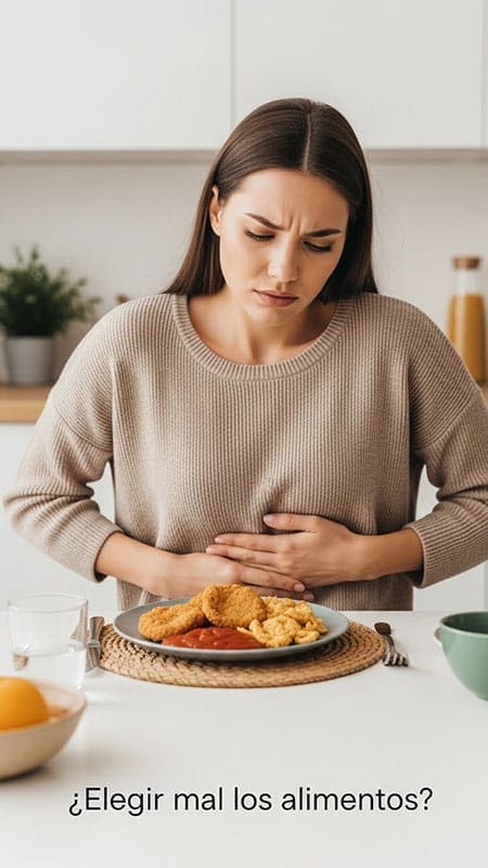 elegir mal los alimentos